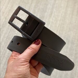 Borel - Nickel Free Silicone Belt 26-31” unisex belt grey
